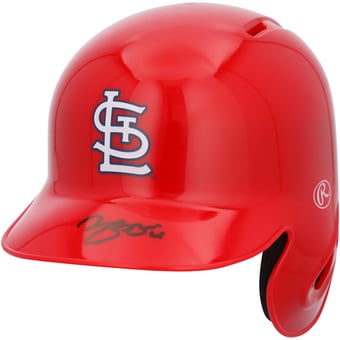 Yadier Molina St. Louis Cardinals Autographed Mini Batting Helmet