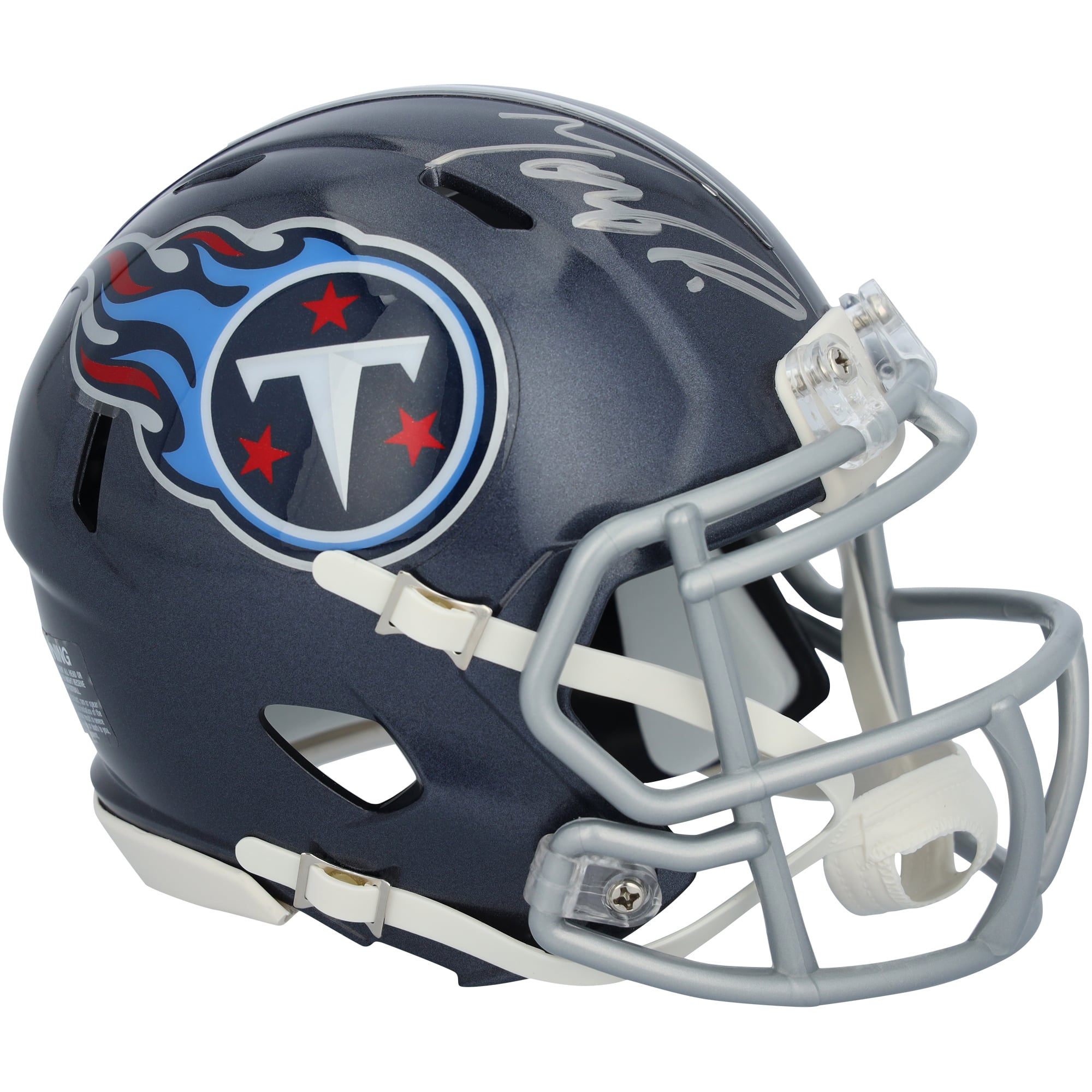 Tony Pollard Tennessee Titans Autographed Riddell Speed Mini Helmet