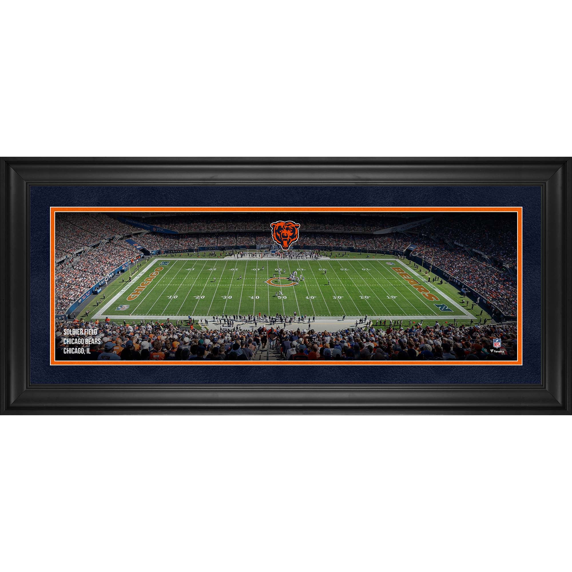 Chicago Bears Framed 10" x 30" Soldier Field Panoramic Photograph