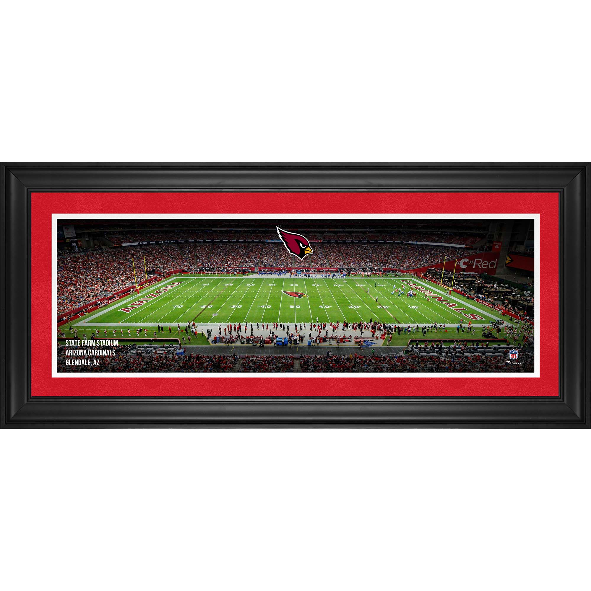 Arizona Cardinals Framed 10" x 30" State Farm Stadium Panoramic Photograph