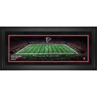 Atlanta Falcons Framed 10" x 30" Mercedes-Benz Stadium Panoramic Photograph