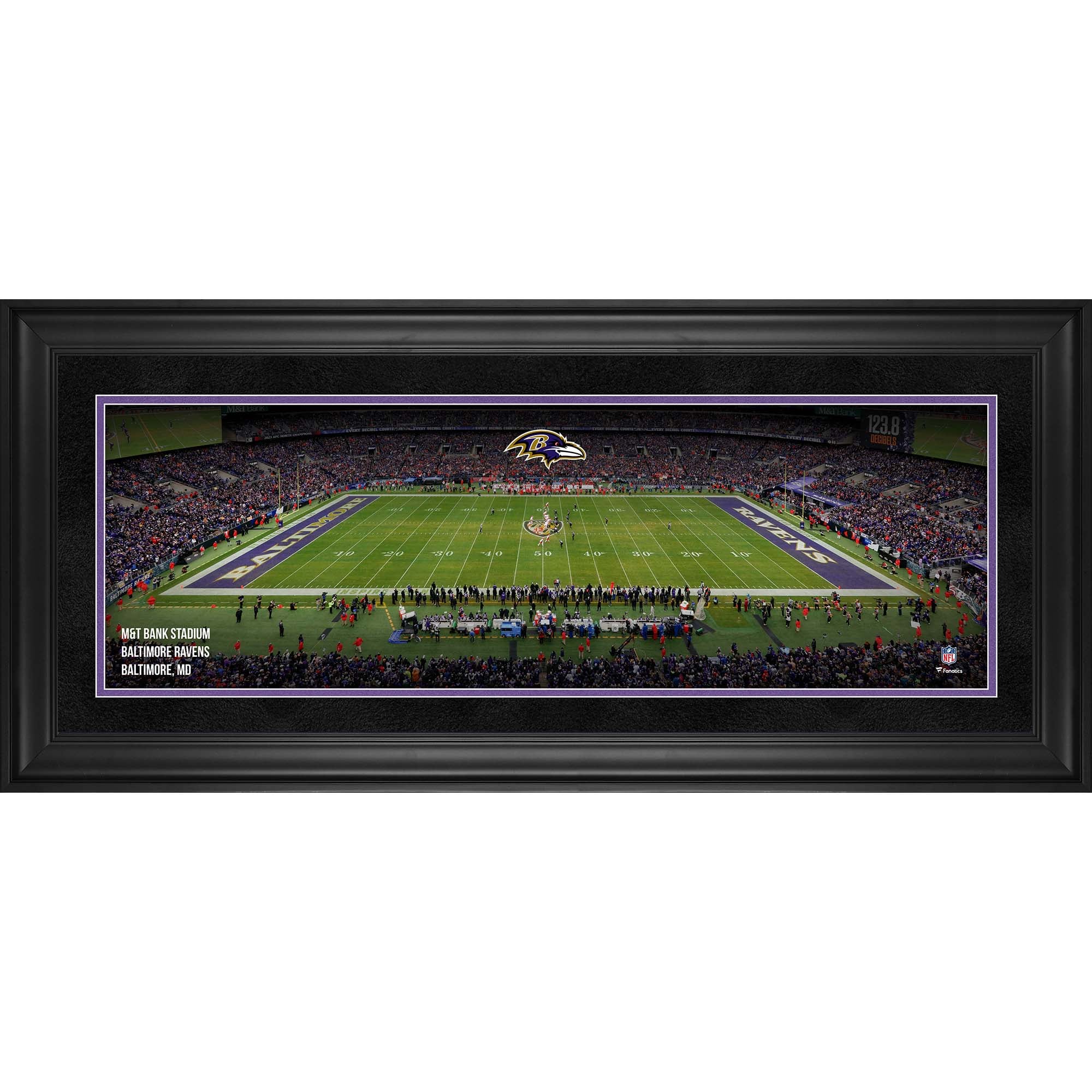Baltimore Ravens Framed 10" x 30" M&T Bank Stadium Panoramic Photograph