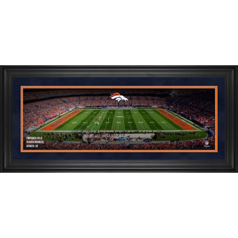 Denver Broncos Framed 10" x 30" Empower Field Panoramic Photograph