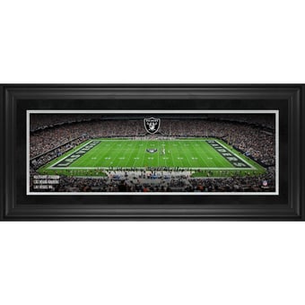 Las Vegas Raiders Framed 10" x 30" Allegiant Stadium Panoramic Photograph