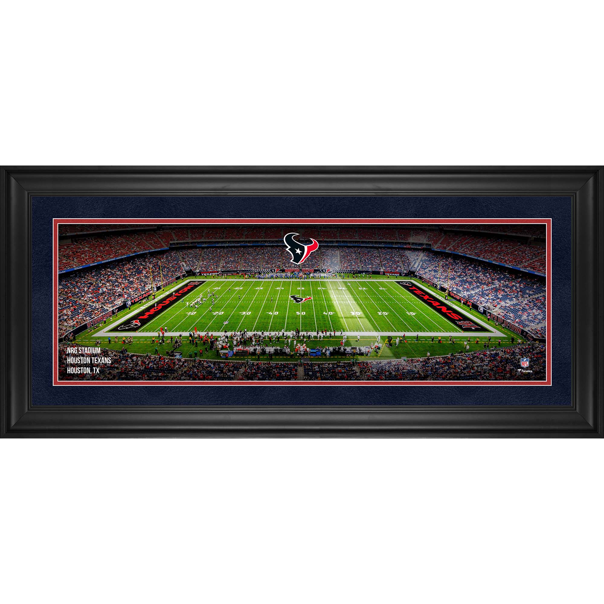 Houston Texans Framed 10" x 30" NRG Stadium Panoramic Photograph
