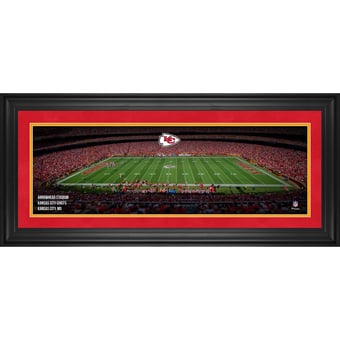 Kansas City Chiefs Framed 10" x 30" Arrowhead Stadium Panoramic Photograph