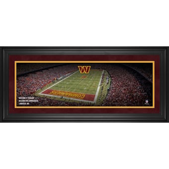 Washington Commanders Framed 10" x 30" Northwest Stadium Panoramic Photograph