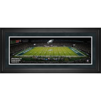 Philadelphia Eagles Framed 10" x 30" Lincoln Financial Field Panoramic Photograph