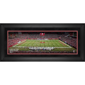 Tampa Bay Buccaneers Framed 10" x 30" Raymond James Stadium Panoramic Photograph