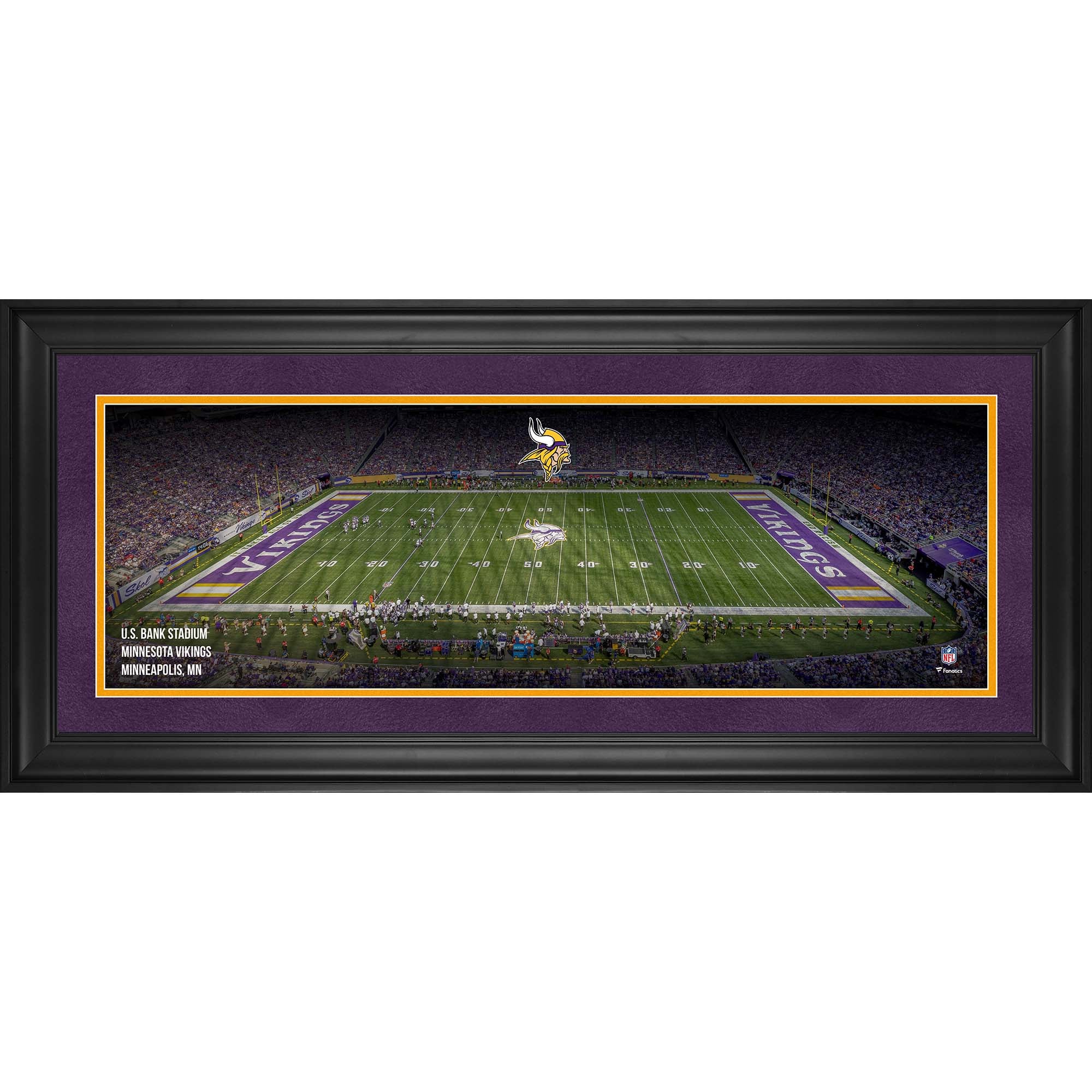 Minnesota Vikings Framed 10" x 30" U.S. Bank Stadium Panoramic Photograph