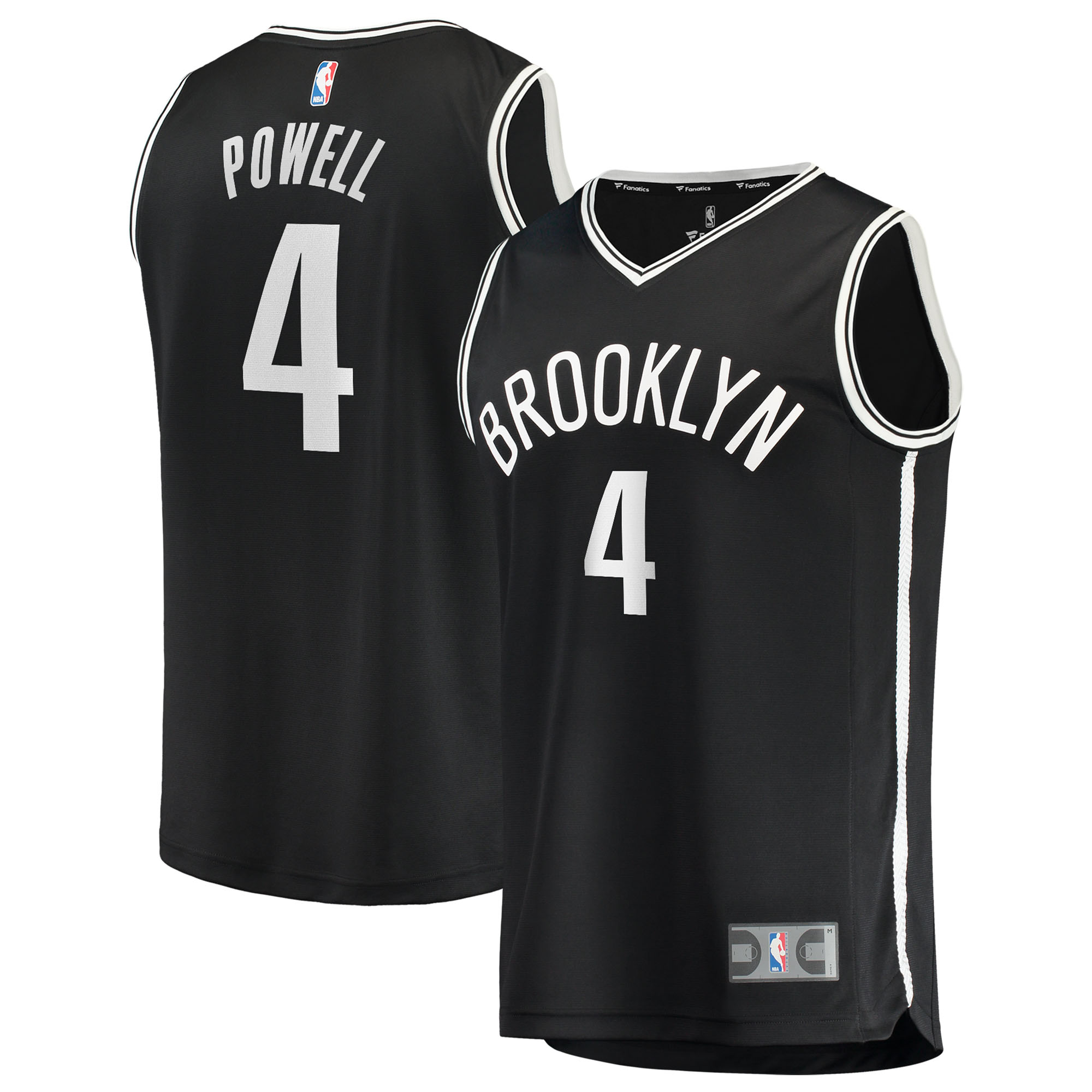 Youth Fanatics Drake Powell Black Brooklyn Nets Fast Break Replica Jersey – Icon Edition Youth Fanatics Drake Powell Black Brooklyn Nets Fast Break Replica Jersey – Icon Edition