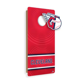 Cleveland Guardians Wall Hanging Cornhole Board