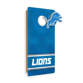 Detroit Lions Wall Hanging Cornhole Board