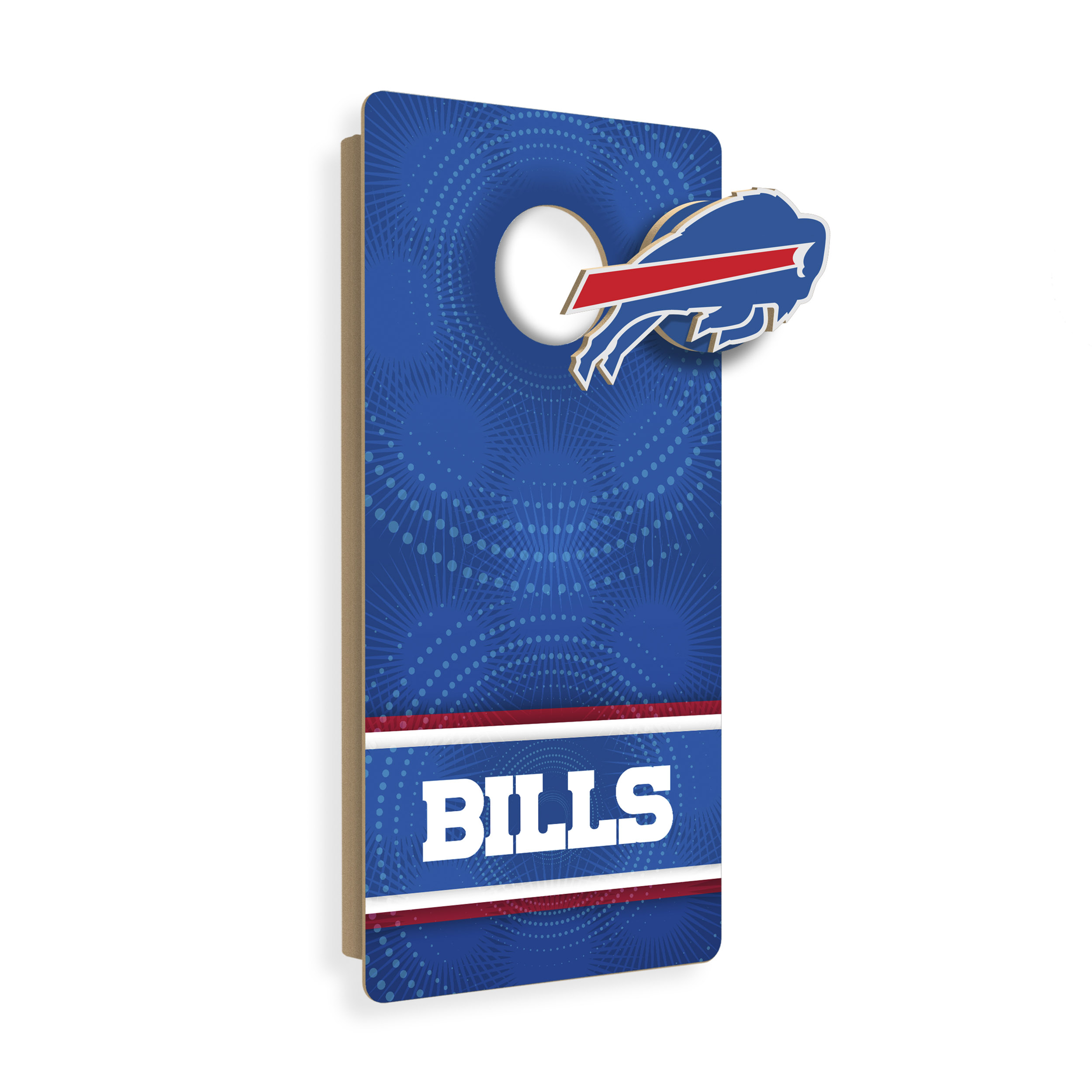 Buffalo Bills Wall Hanging Cornhole Board