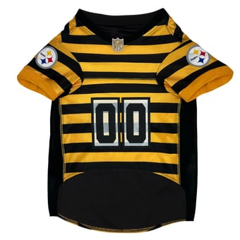 Gold/Black Pittsburgh Steelers Throwback Pet Jersey
