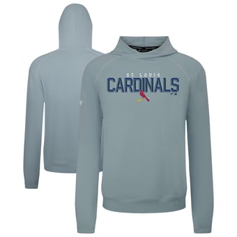 Men's Levelwear  Gray St. Louis Cardinals Mandate Carve Tri-Blend Hoodie
