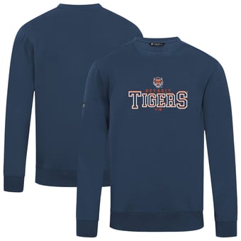 Men's Levelwear  Navy Detroit Tigers Zane Journey Sweatshirt