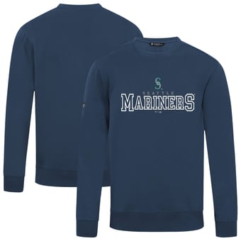 Men's Levelwear  Navy Seattle Mariners Zane Journey Sweatshirt