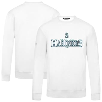 Men's Levelwear  White Seattle Mariners Zane Journey Sweatshirt