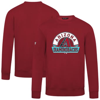Men's Levelwear  Red Arizona Diamondbacks Zane Banner Arch Sweatshirt