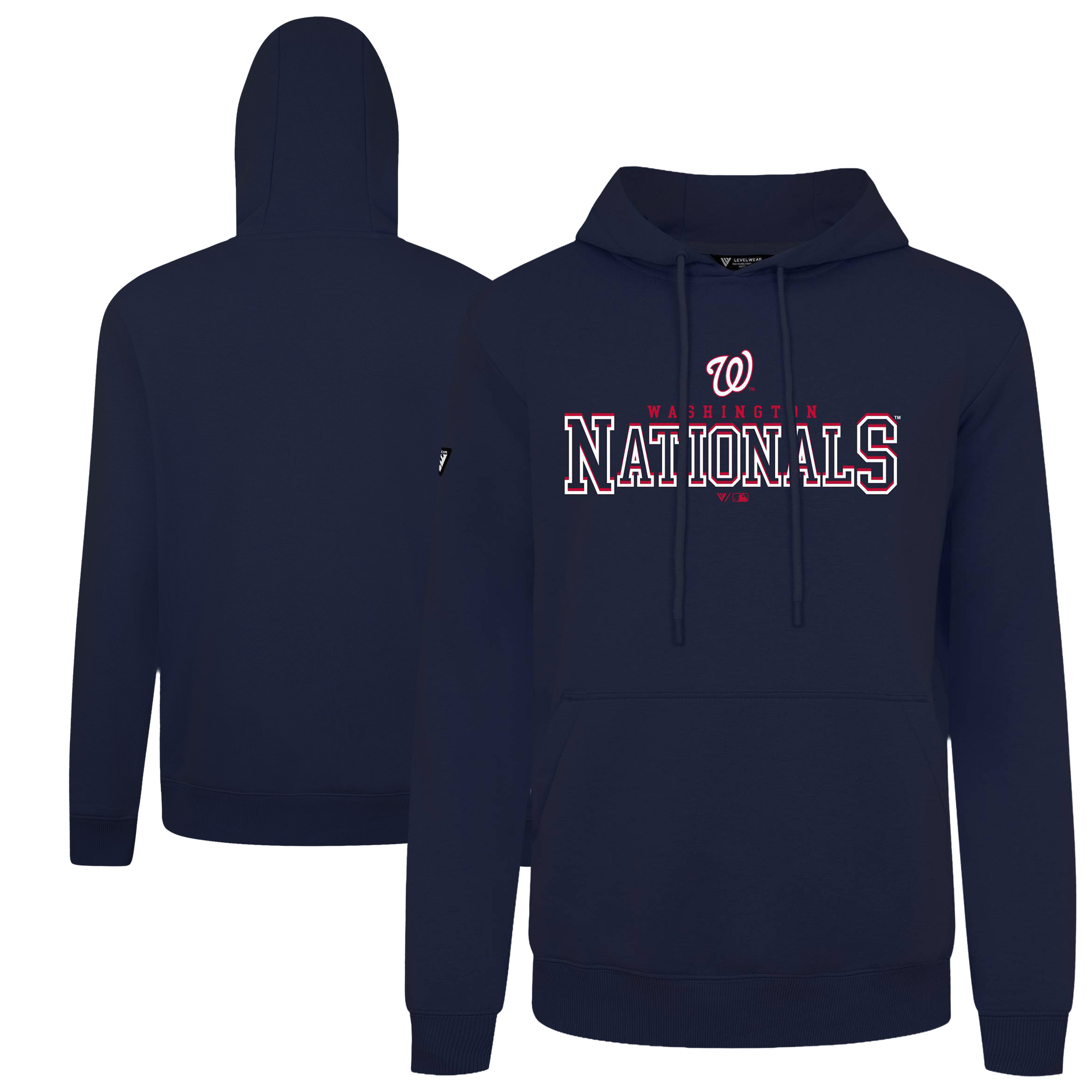 Men’s Levelwear Navy Washington Nationals Podium Journey Hoodie Men’s Levelwear Navy Washington Nationals Podium Journey Hoodie