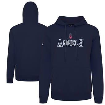 Men's Levelwear  Navy Los Angeles Angels Podium Journey Hoodie