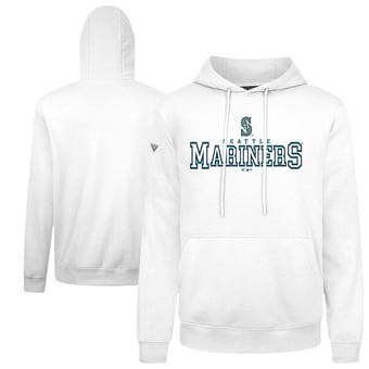 Men's Levelwear  White Seattle Mariners Podium Journey Hoodie