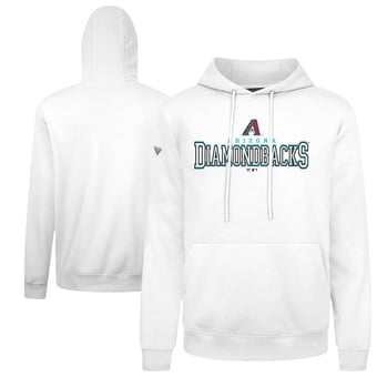 Men's Levelwear  White Arizona Diamondbacks Podium Journey Hoodie