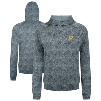 Men's Levelwear  Gray Pittsburgh Pirates Albatross Raglan Hoodie