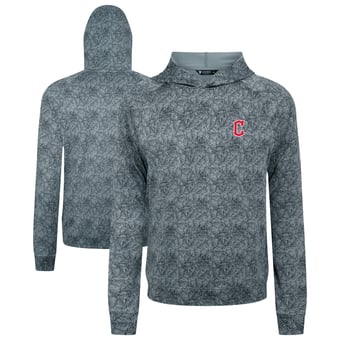 Men's Levelwear  Gray Cleveland Guardians Albatross Raglan Hoodie