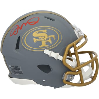 Joe Montana San Francisco 49ers Autographed Riddell Slate Speed Mini Helmet
