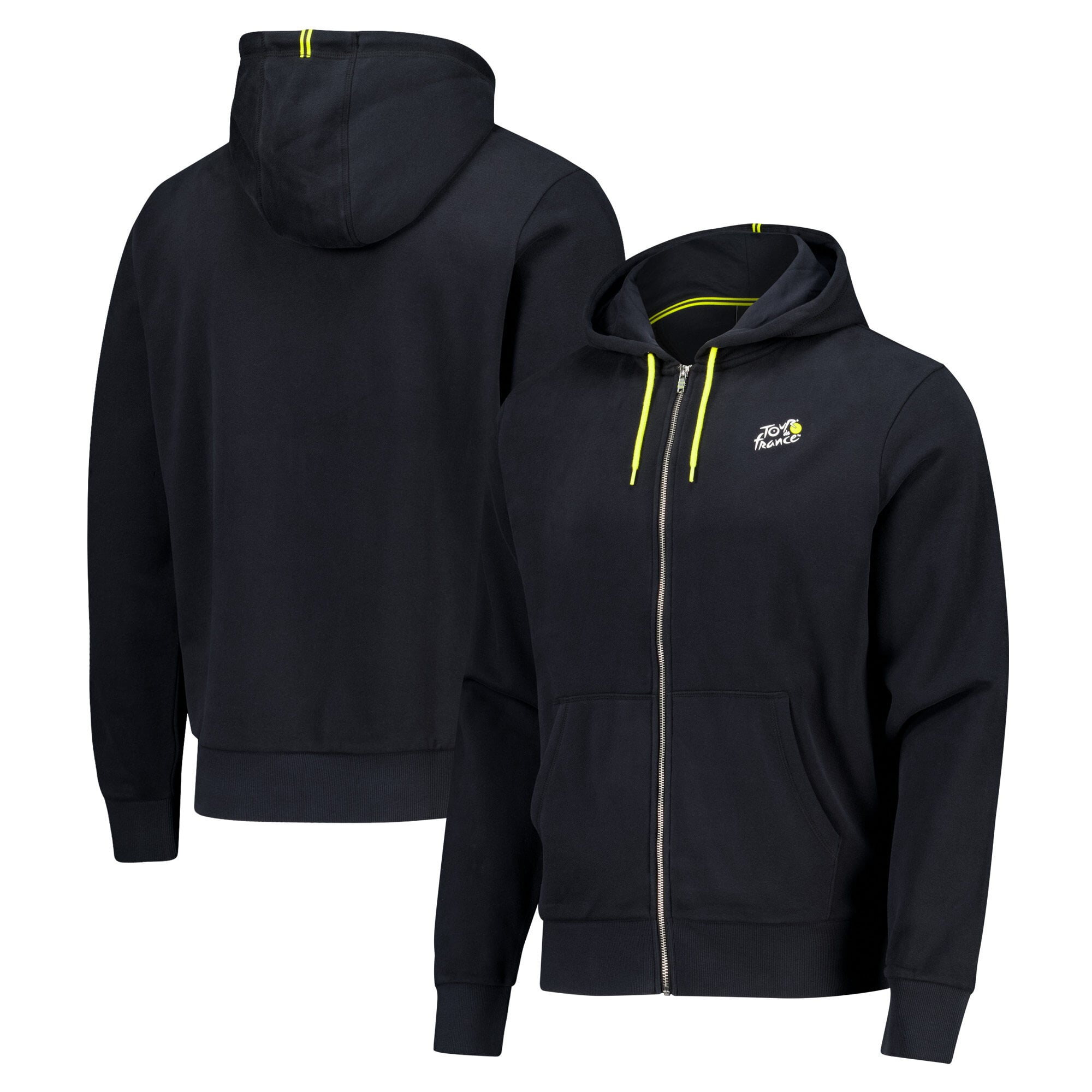 Felpa con cappuccio e zip integrale Le Tour de France Essentials - Nera