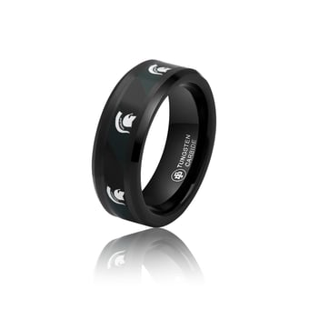 FanDrip Michigan State Spartans Tungsten Ring