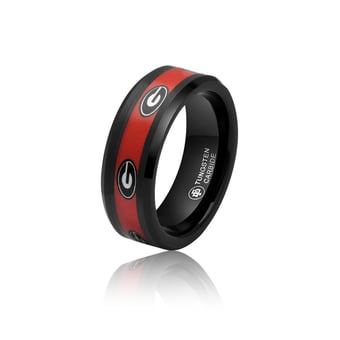 FanDrip Georgia Bulldogs Tungsten Ring
