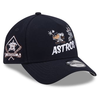 Youth New Era Navy Houston Astros Looney Tunes A-Frame 9FORTY Adjustable Hat
