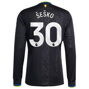 Maillot troisième tenue Manchester United adidas 2025-26 - Manches longues avec flocage Šeško 30, vue 4