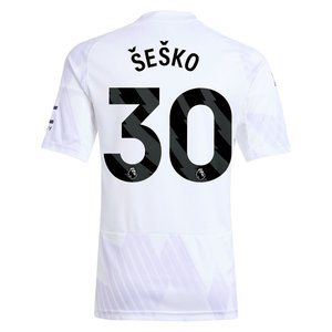 Maillot Extérieur de Manchester United adidas 2025-26 - Enfants avec flocage Šeško 30, vue 4