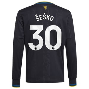 Troisième Maillot Manchester United adidas 2025-26 - Manches longues - Enfants avec flocage Šeško 30, vue 4
