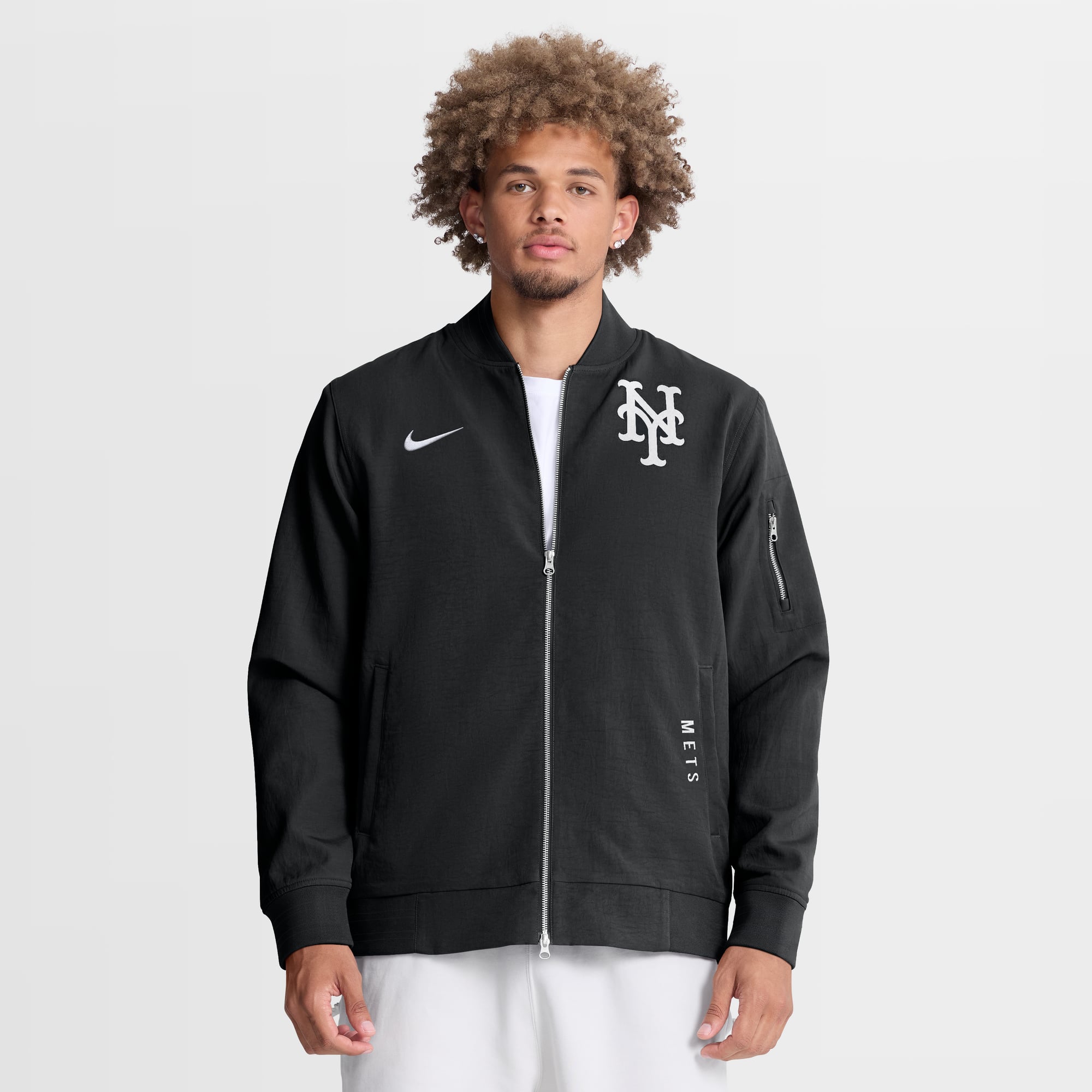 Giacca bomber Nike Dugout dei New York Mets - Uomo