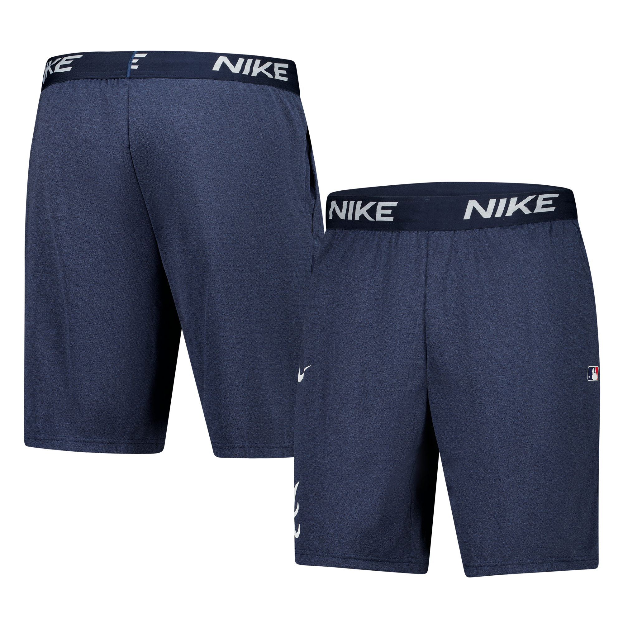 Maglia corta Nike DF Authentic Homerun degli Atlanta Braves - Uomo