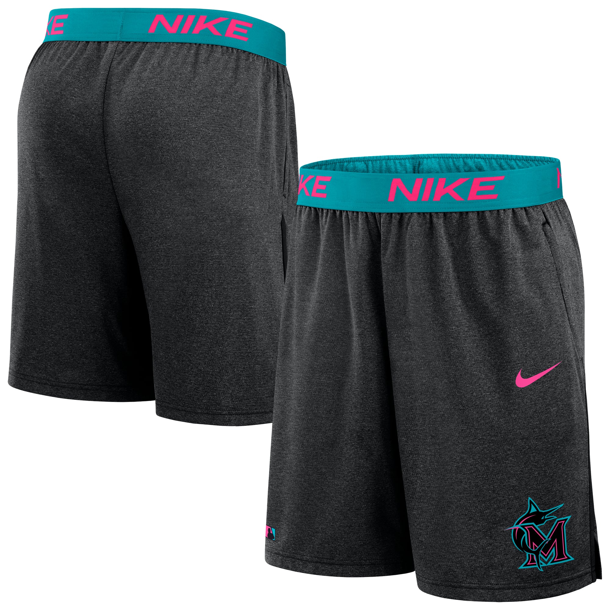 Maglia corta Nike City Connect Dri Fit dei Miami Marlins - Uomo