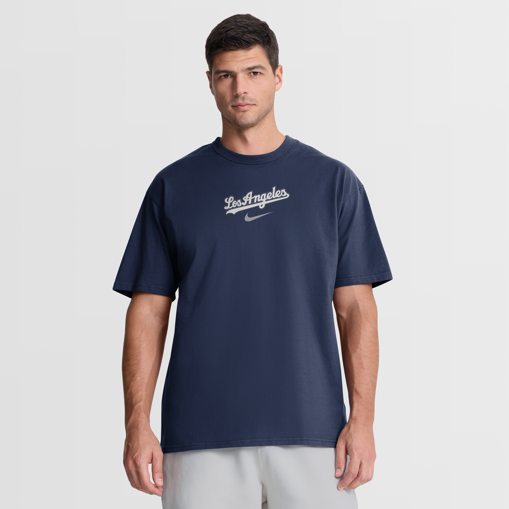 T-shirt in cotone pesante Nike Loose Fit dei Los Angeles Dodgers - Uomo