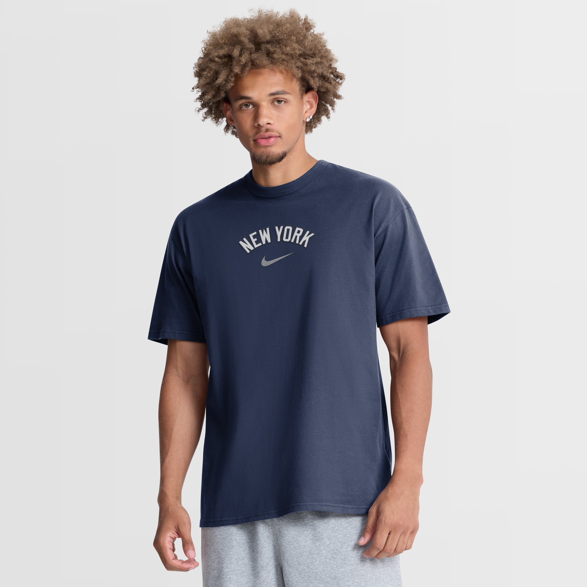 T-shirt in cotone pesante Nike Loose Fit dei New York Yankees - Uomo