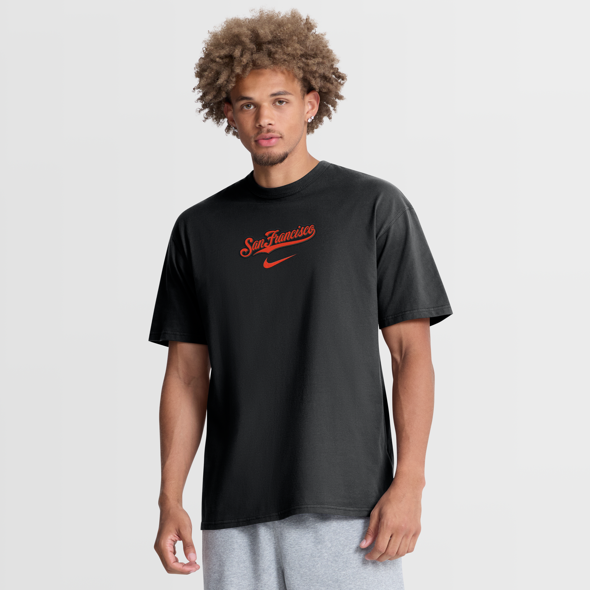 T-shirt in cotone pesante Nike Loose Fit dei San Francisco Giants - Uomo