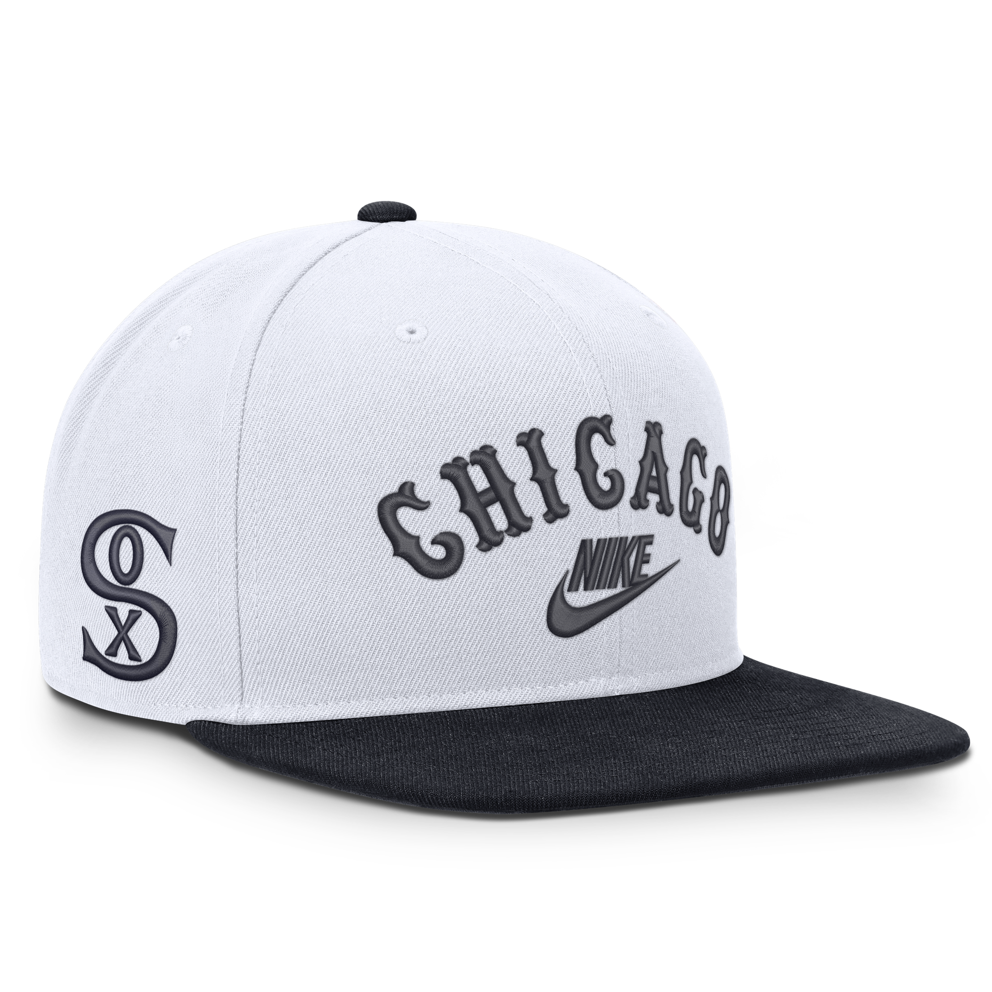 Chicago White Sox Nike Cooperstown Dri-Fit Pro Cappellino strutturato con visiera quadrata