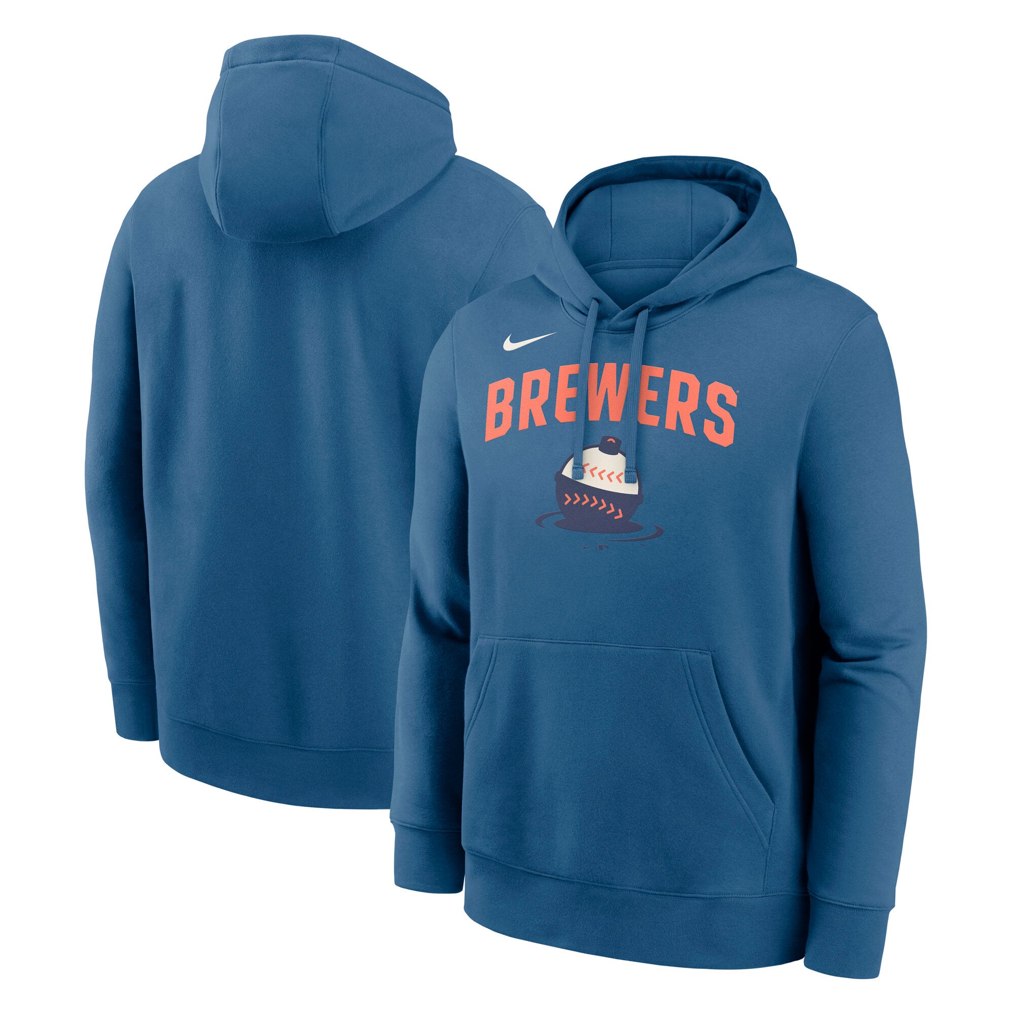 Milwaukee Brewers Nike City Connect Club Hoodie – Mens Milwaukee Brewers Nike City Connect Club Hoodie – Mens