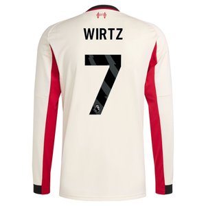 Maillot adidas Liverpool Extérieur 25/26 - Manches longues avec flocage Wirtz 7, vue 4