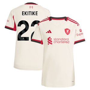 Maillot adidas Liverpool Extérieur 25/26 - Femmes avec flocage Ekitike 22, vue 1