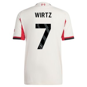 Maillot Authentique adidas Liverpool Extérieur 25/26 avec flocage Wirtz 7, vue 4