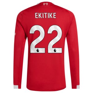 Maillot Authentique Liverpool adidas Domicile 25/26 - Manches longues avec flocage Ekitike 22, vue 4